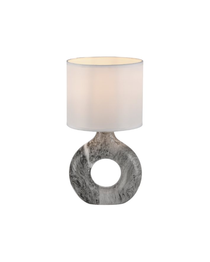 Lampa stołowa z marmurową podstawą