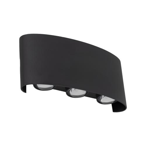 Arrow black kinkiet LED IP54