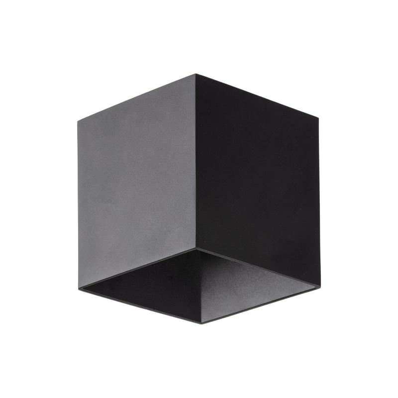 Cube black kinkiet LED IP54