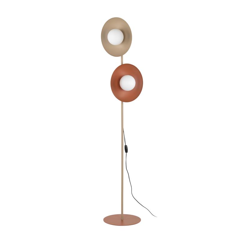 Slate mix glass lampa podłogowa 2XG9