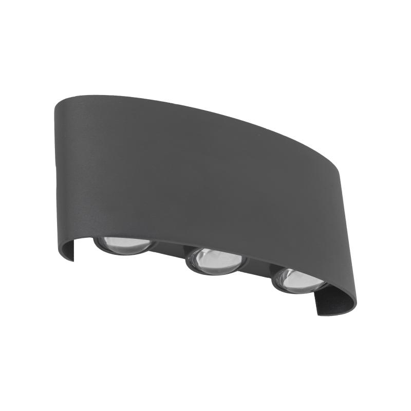 Arrow gray kinkiet LED IP54