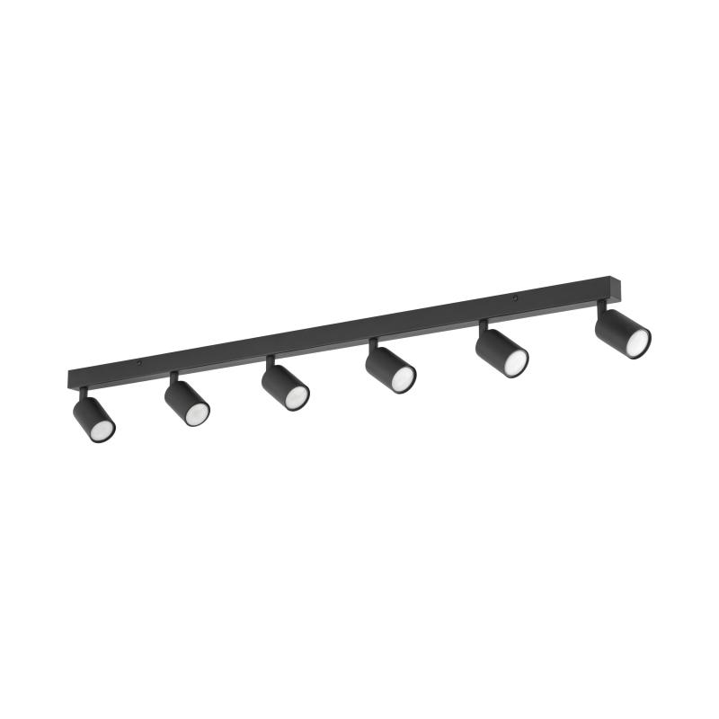 Nex black lampa sufitowa 6XGU10