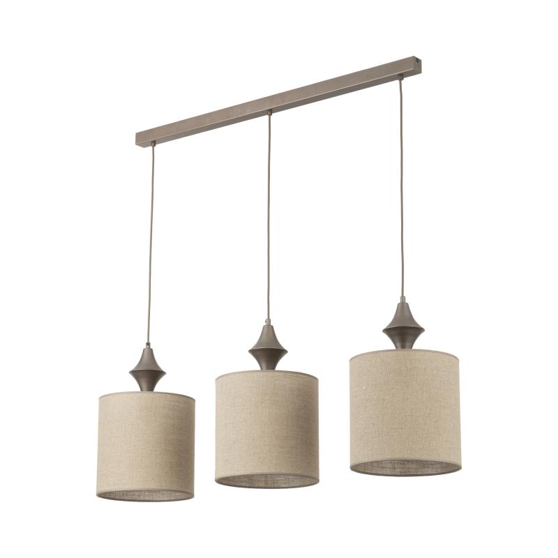 Amura new brown lampa wisząca 3XE27
