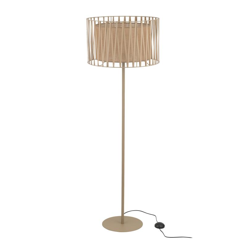 Harmony sabia juta lampa podłogowa 1XE27