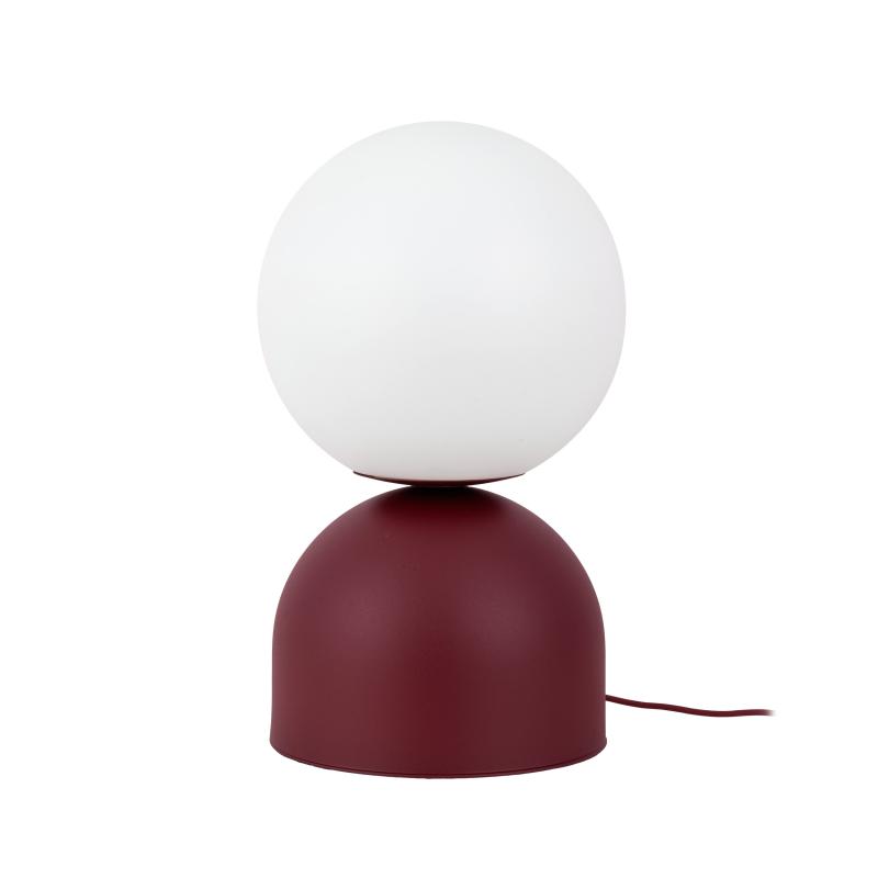 Miki burgund big lampka nocna 1XE27