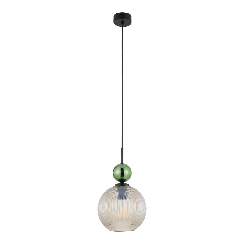 Sophia big green cognac lampa wisząca 1XE27