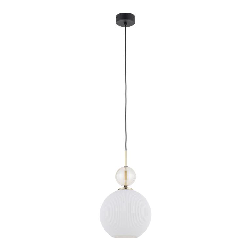 Sophia big cognac white lampa wisząca 1XE27